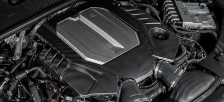 2020-2023 Audi RS6 C8 Eventuri Black Carbon Engine Cover - Matte