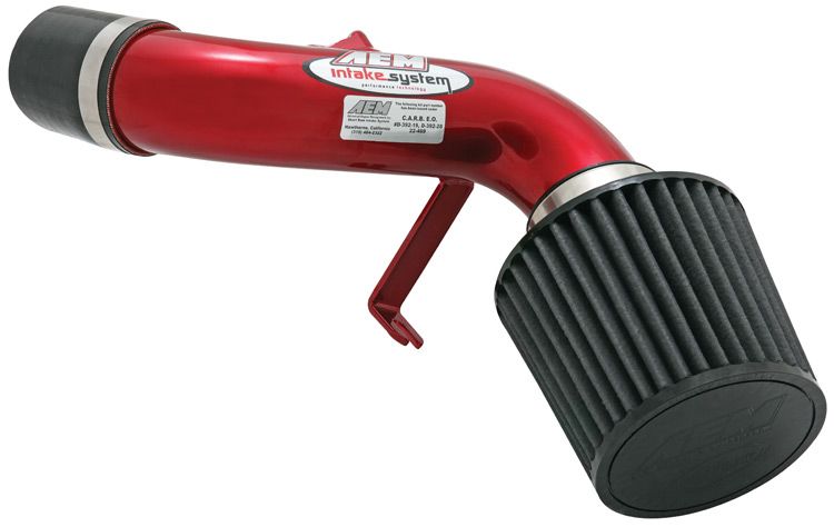 2003-2004 Toyota Corolla CE / LE / S AEM Short Ram Air Intake System - Red