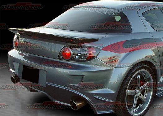 2003-2008 Mazda RX-8 Wangon Fiberglass Rear Spoiler Wing