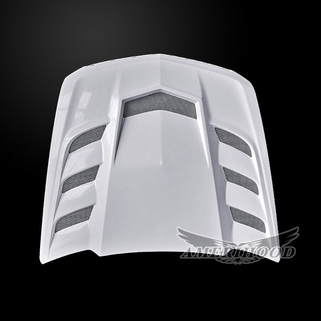 20082013 Cadillac CTS NONV Sedan VIPStyle HeatExtractor Functional Fiberglass Hood