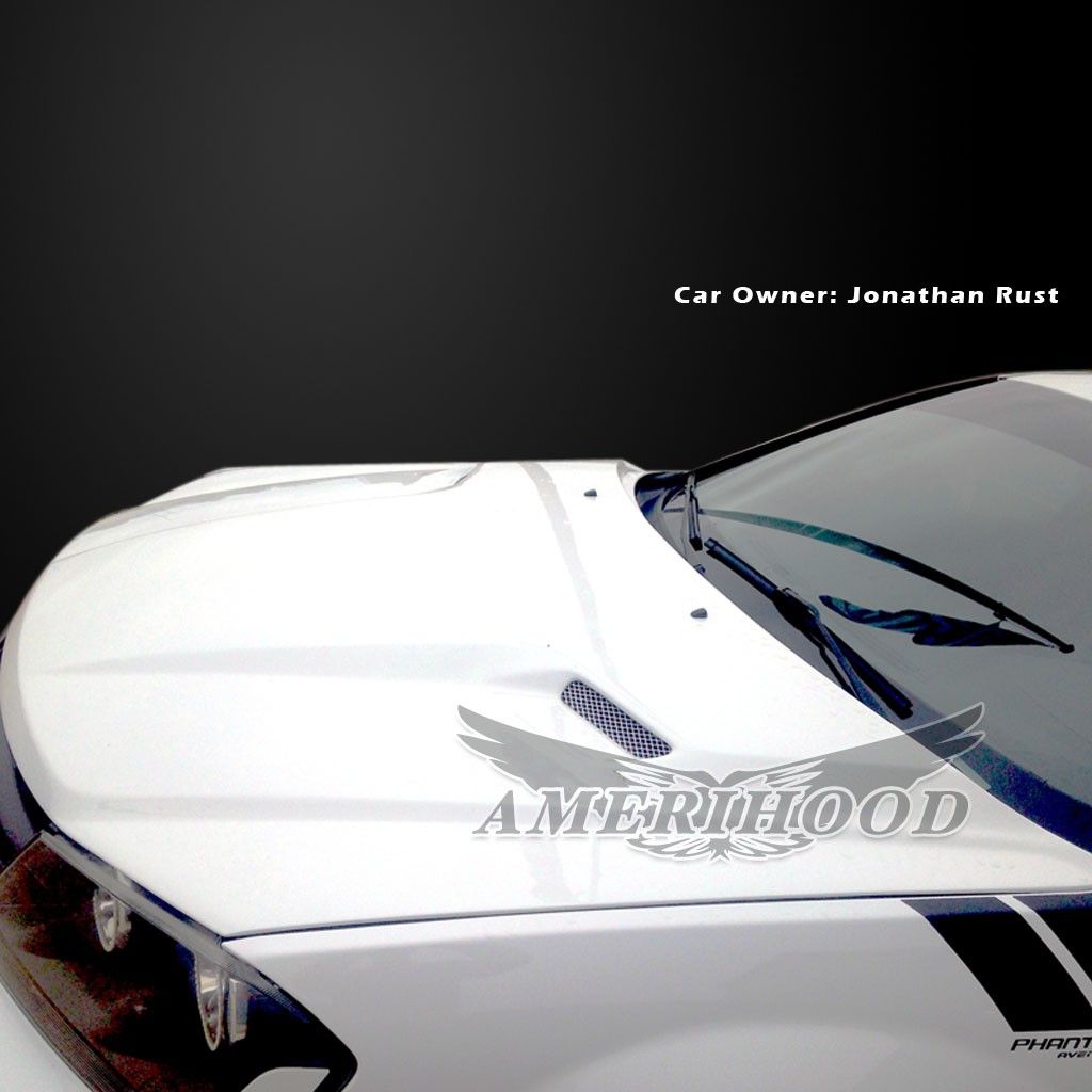 2008-2013 Dodge Avenger CLQ Functional Ram Air Hood Fiberglass