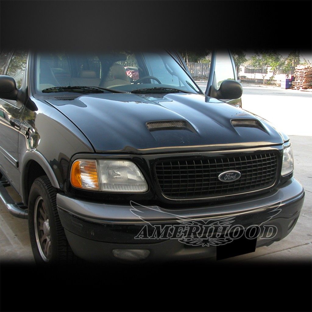 1997-2002 Ford Expedition Type-S Functional Ram Air Hood Fiberglass