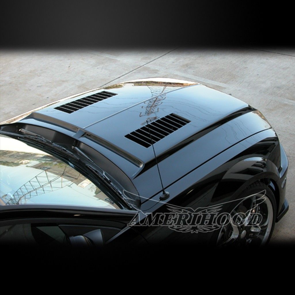 2005-2009 Ford Mustang Type-E Dual-Functional Ram Air Hood Fiberglass