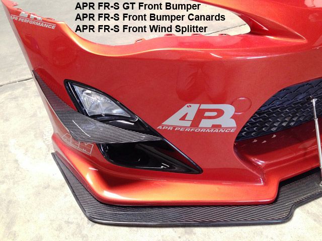 2013-2014 Subaru BRZ APR Carbon Fiber Canard Set 