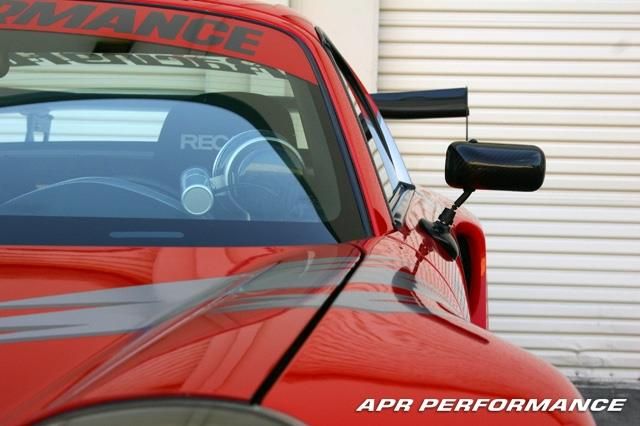 2000-2005 Toyota MR2 APR Formula 3 Carbon Fiber Mirror - Black