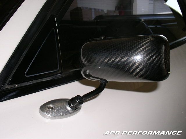 1993-1995 Mazda RX-7 APR Formula 3 Carbon Fiber Mirror - Black