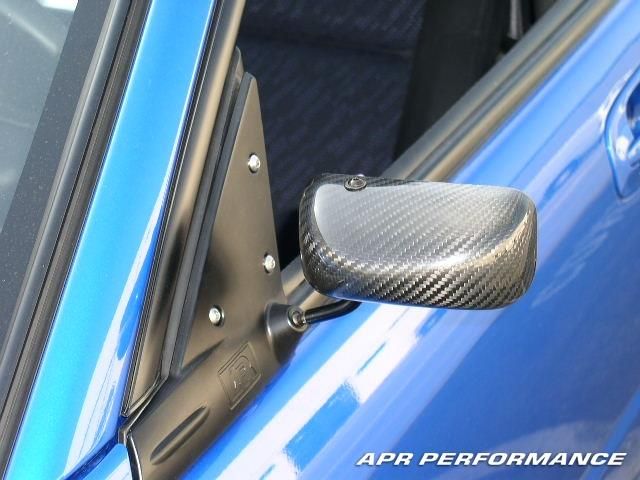 2002-2007 Subaru WRX APR Formula 3 Carbon Fiber Mirror - Black
