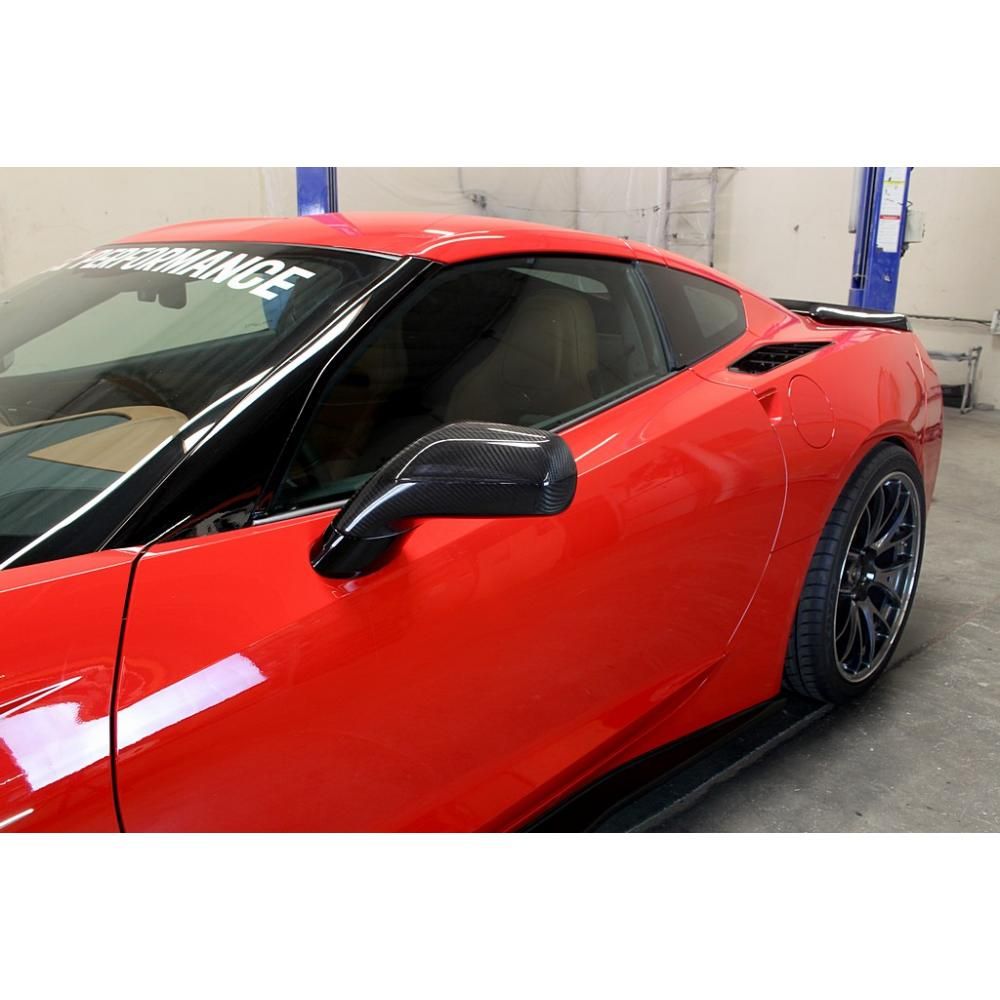 2014-2017 Chevy Corvette C7 Stingray & Z06 APR Carbon Fiber Replacement Mirrors