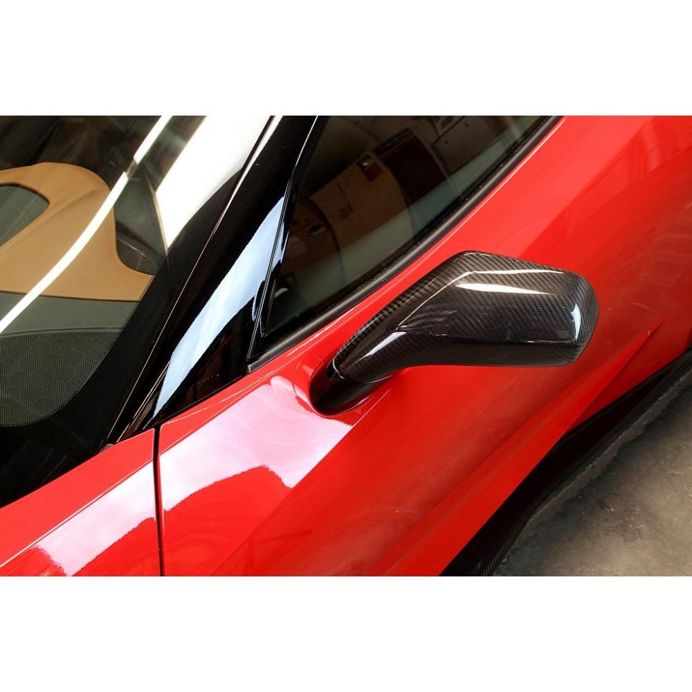 2014-2017 Chevy Corvette C7 Stingray & Z06 APR Carbon Fiber Replacement Mirrors