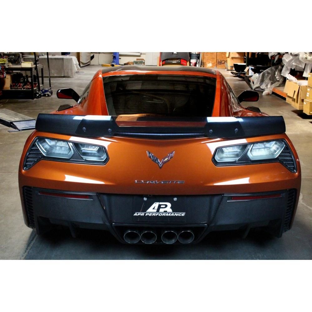 2014-2017 Chevy Corvette C7 APR Carbon Fiber Tail Light Bezels
