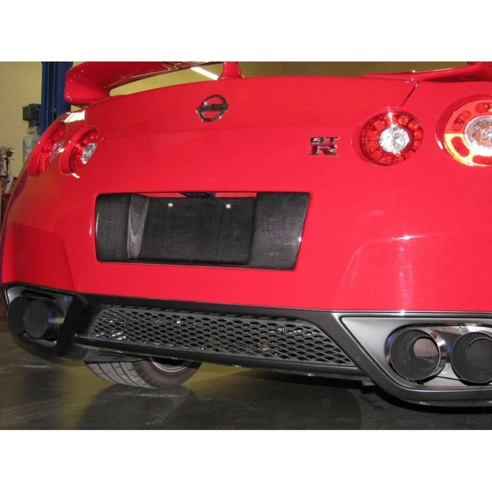 2008-2011 Nissan GTR APR Carbon Fiber License Plate Backing