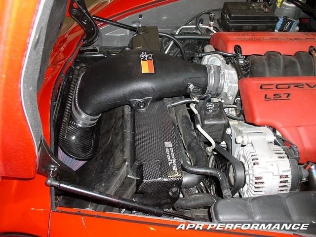 2005-2013 Chevy Corvette C6 APR Carbon Fiber Radiator Cooling Shroud Plate