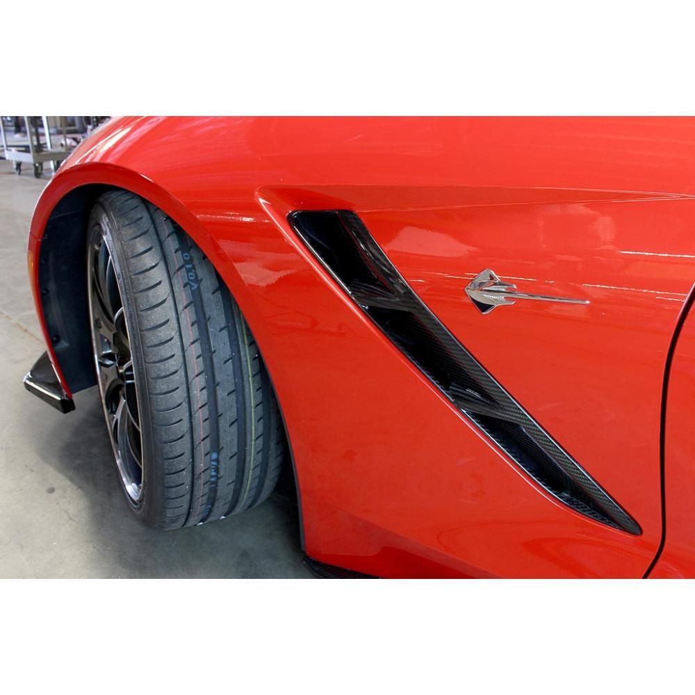 2014-2017 Chevy Corvette C7 APR Carbon Fiber Fender Vents