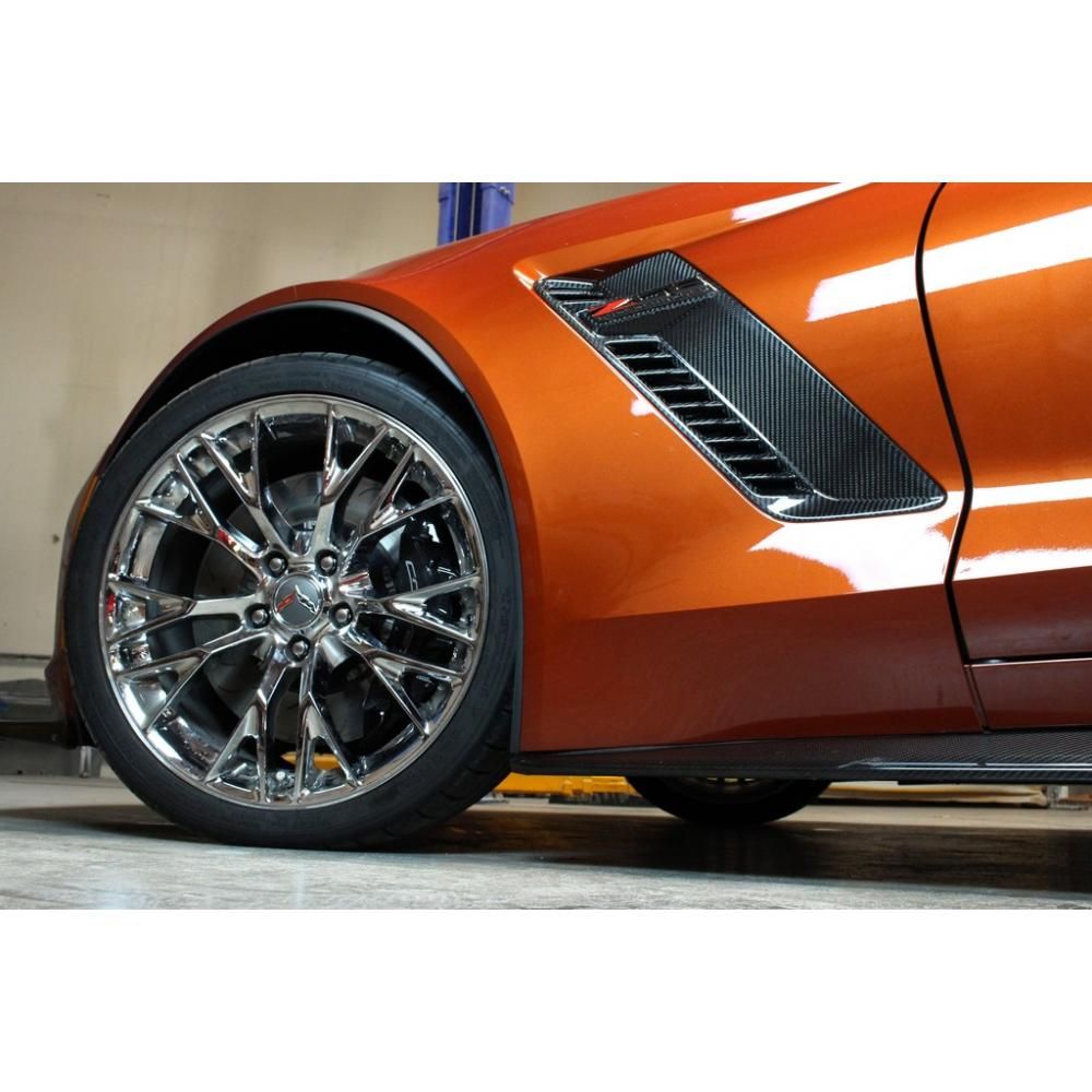2015-2017 Chevy Corvette C7 Z06 APR Carbon Fiber Fender Vents