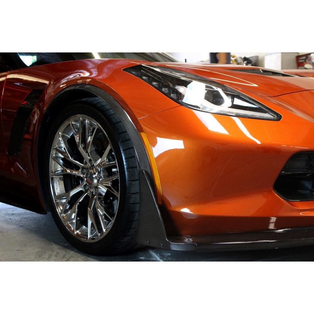 2015-2017 Chevy Corvette C7 Z06 APR Carbon Fiber Wheel Arch Moldings