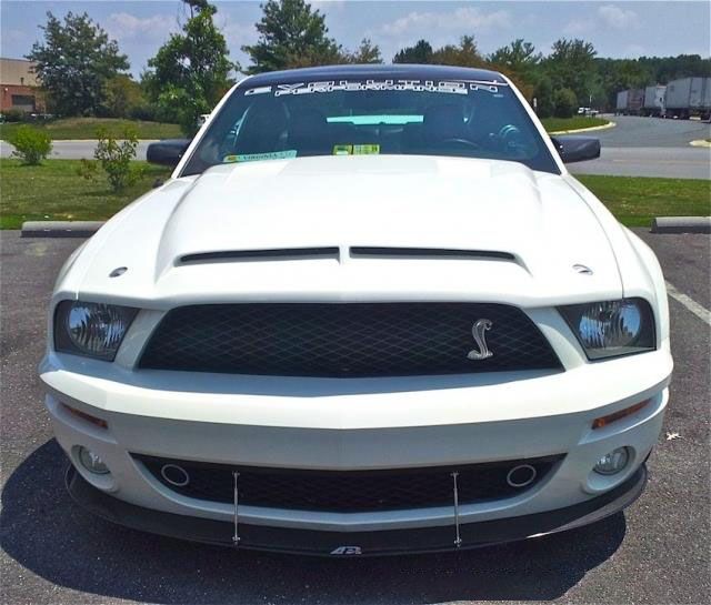 2007-2009 Ford Mustang Shelby GT500 APR Carbon Fiber Front Splitter With Rods