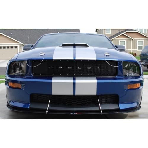 2005-2009 Ford Mustang Shelby GT/California Special APR Carbon Fiber Front Splitter With Rods
