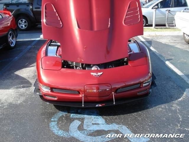 1997-2004 Chevy Corvette C5 APR Carbon Fiber Front Splitter With Rods