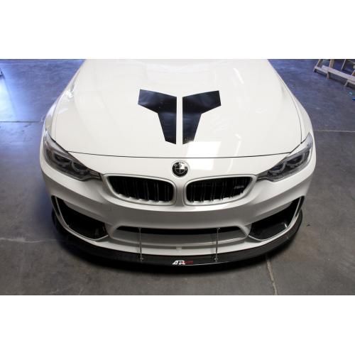 2014-2016 BMW F82 M4 w/Perf Lip APR Carbon Fiber Front Splitter With Rods