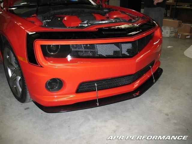 2010-2013 Chevy Camaro SS APR Carbon Fiber Front Splitter With Rods