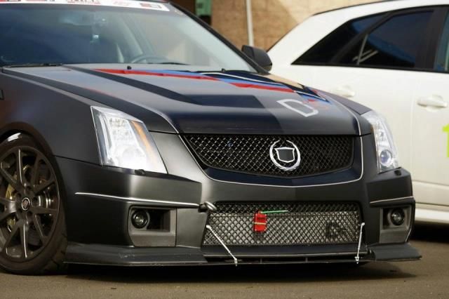 2008-2013 Cadillac CTS-V APR Carbon Fiber Front Splitter With Rods