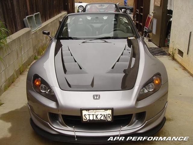 2000-2003 Honda S2000 AP1 APR Carbon Fiber Front Splitter With Rods