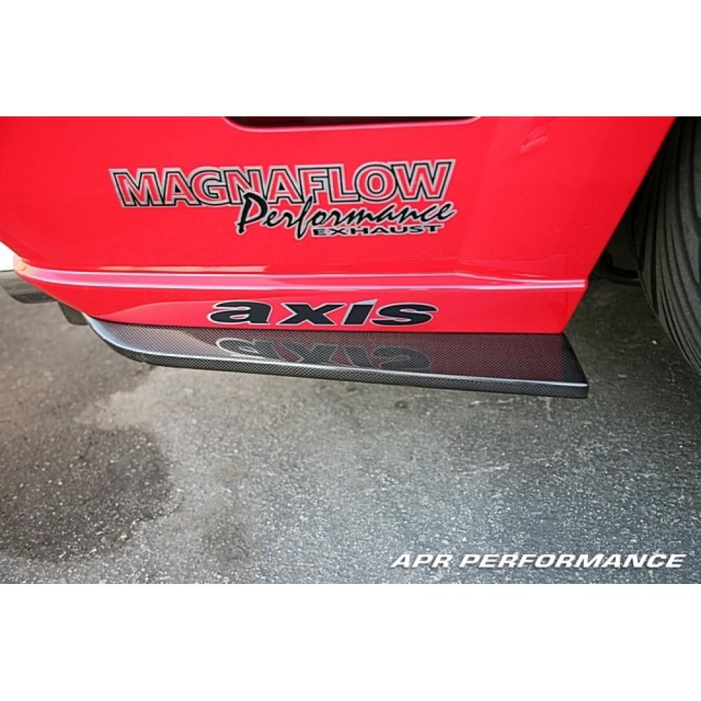 2005-2009 Ford Mustang GT APR Carbon Fiber Rear Bumper Skirts