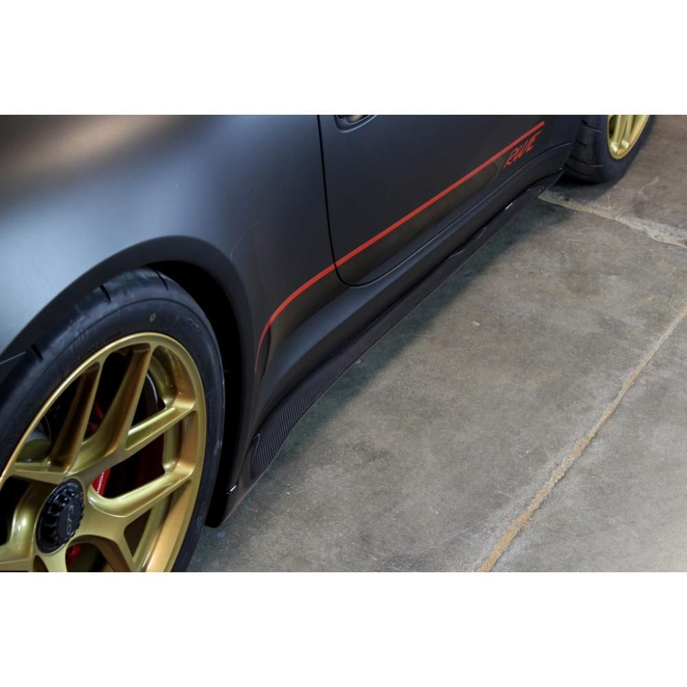 2012-2016 Porsche 911 991.1 GT3 APR Carbon Fiber Side Splitters/Rocker Extensions