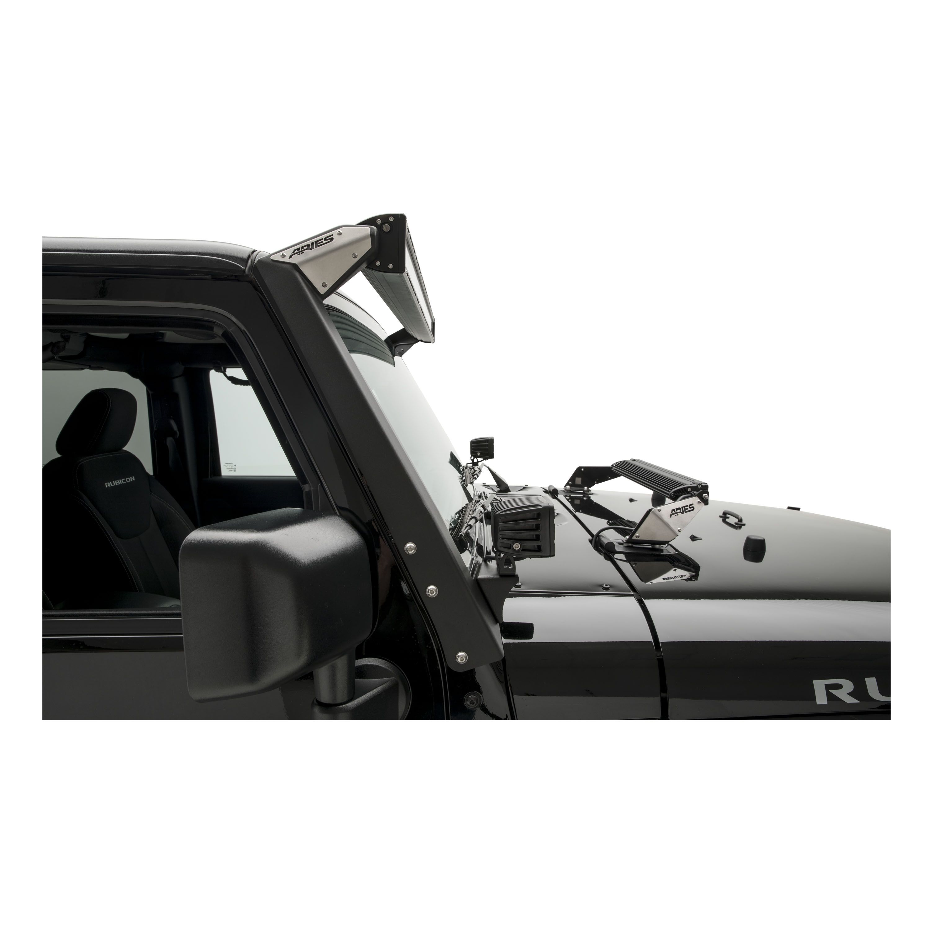 2007-2017 Jeep Wrangler Aries Roof Light and Brackets Unlimited Sahara