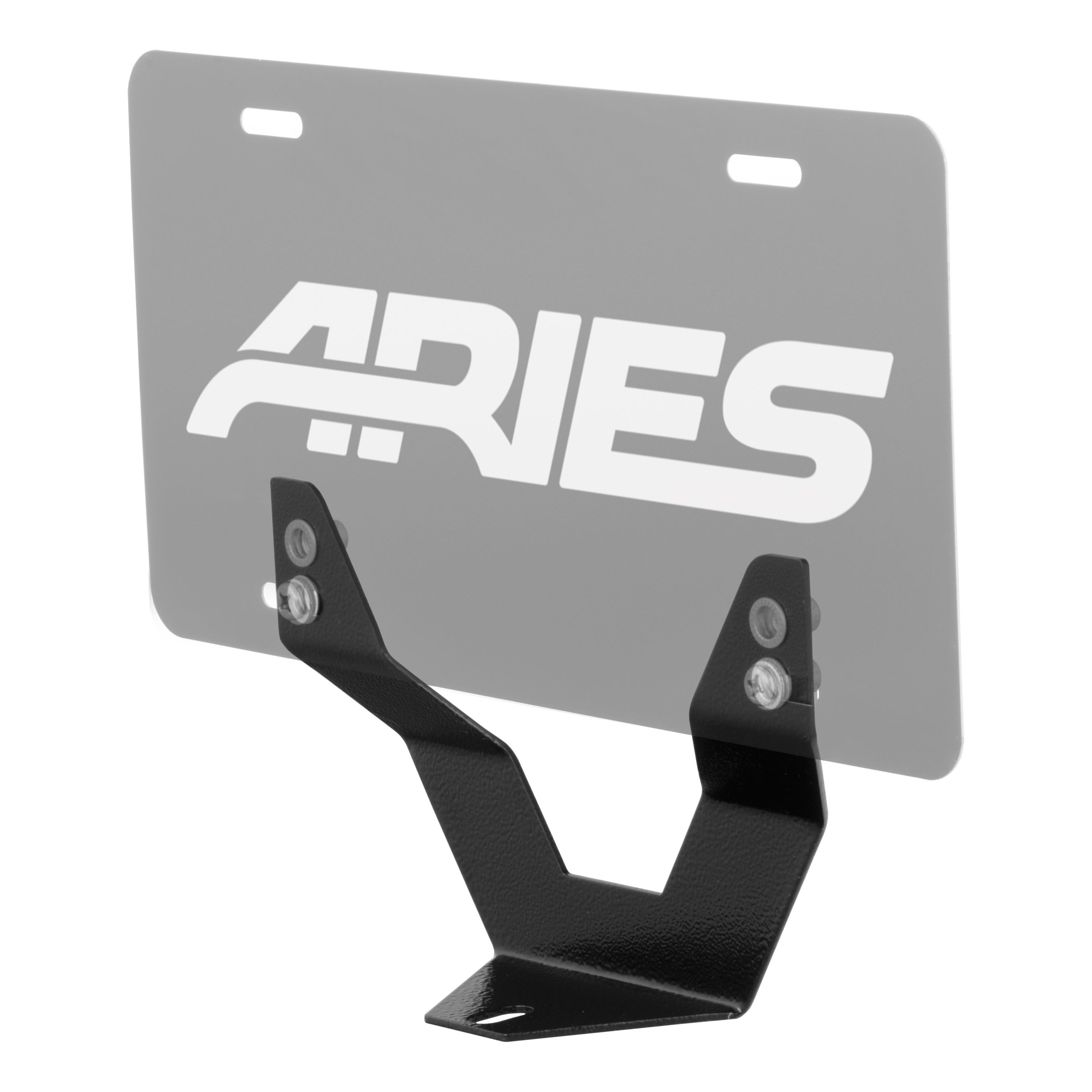 Aries 3" Bull Bar License Plate Bracket