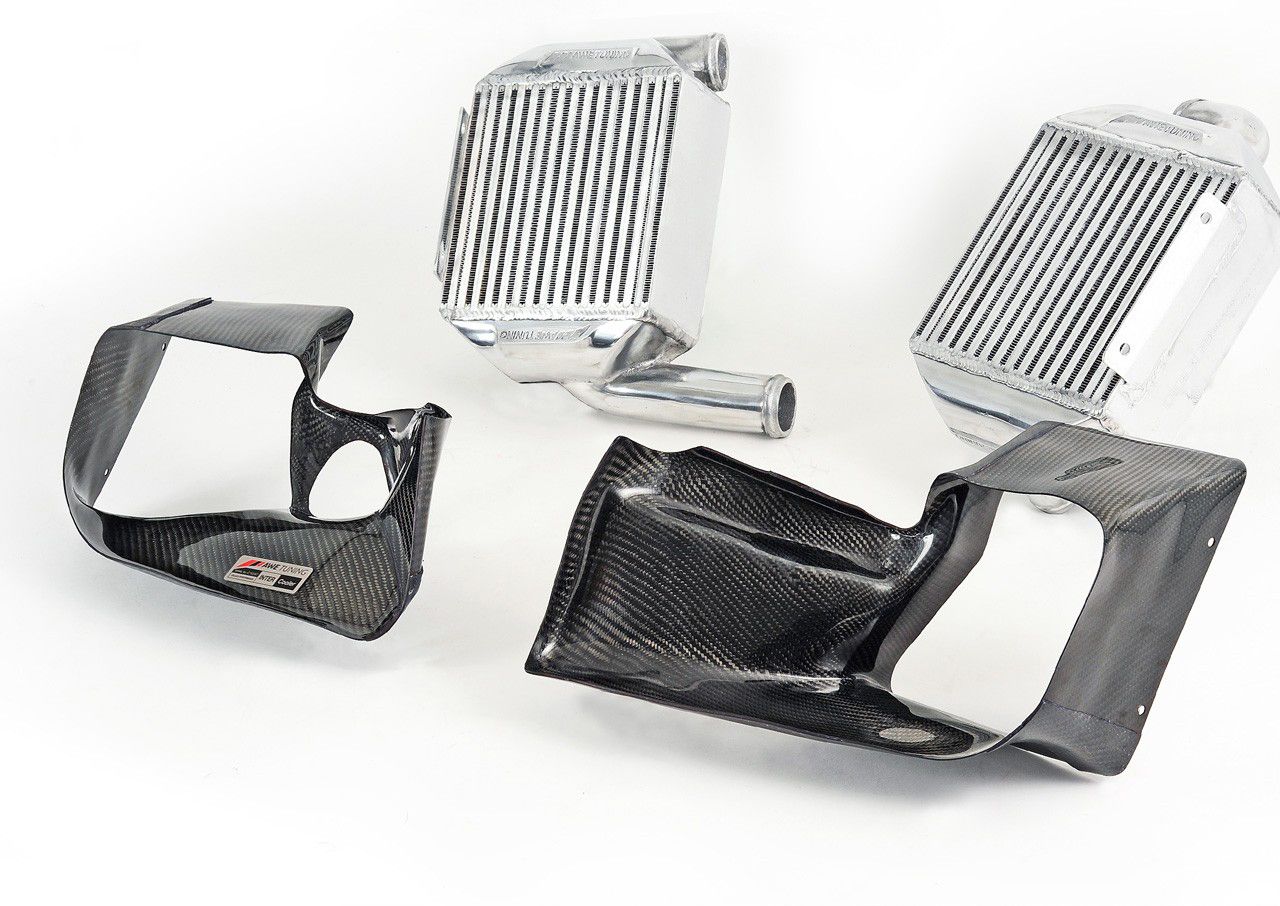 AWE Performance Intercooler Kit for Audi 2.7T - with Carbon Fiber Shrouds - 4510-11040