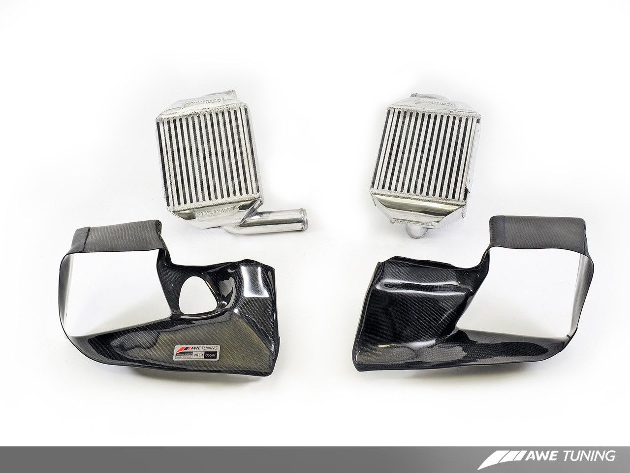 AWE Tuning Performance Intercooler Kit for Audi 2.7T - with Carbon Fiber Shrouds