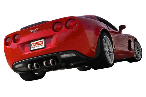 2006-2013 Chevy Corvette C6 ZR1 6.2L V8 Corsa Performance Axle-Back Exhaust System