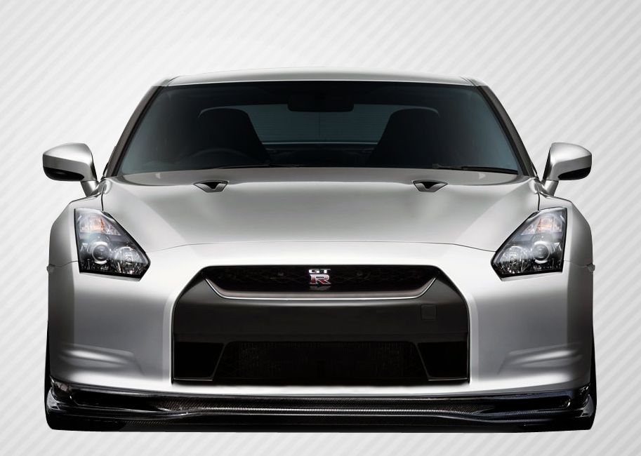 1 Piece Carbon Creations Replacement for 2009-2011 Nissan GT-R R35 Eros Version 5 Front Lip Under Spoiler Air Dam 