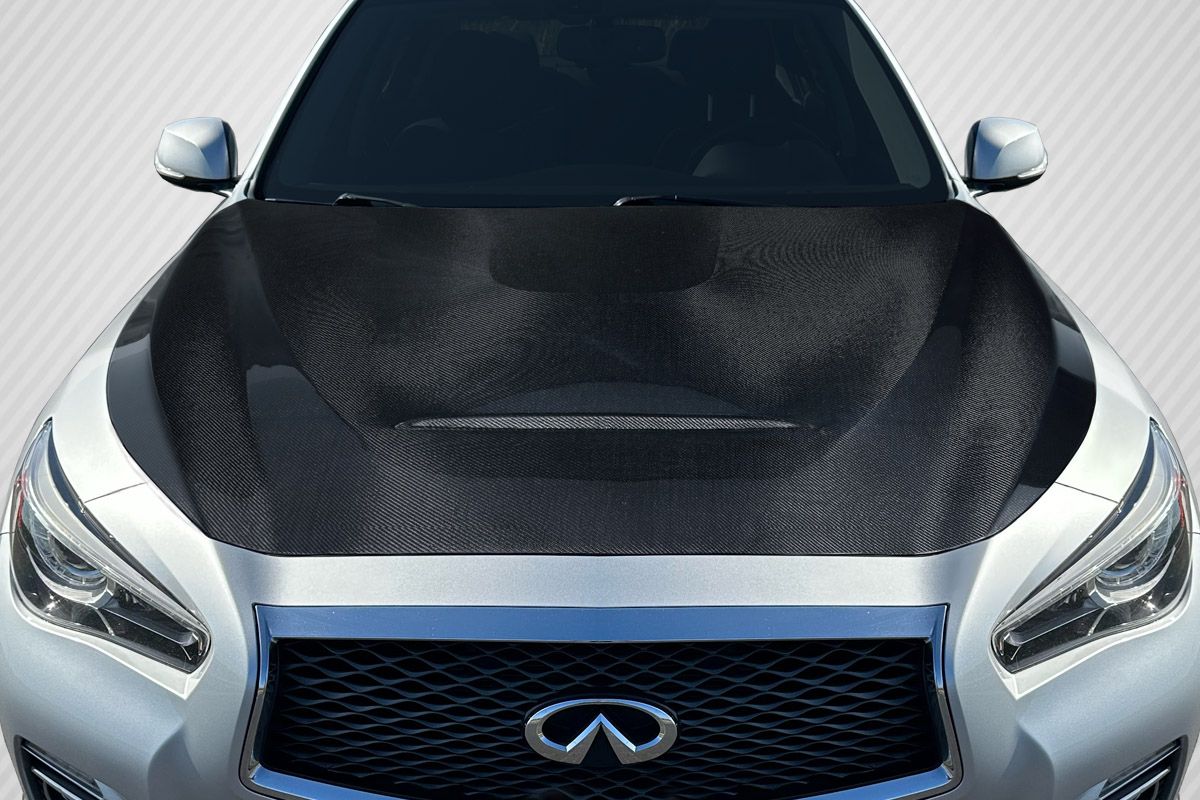 20142023 Infiniti Q50 Carbon Fiber GTS Look Hood 1 Piece 117139