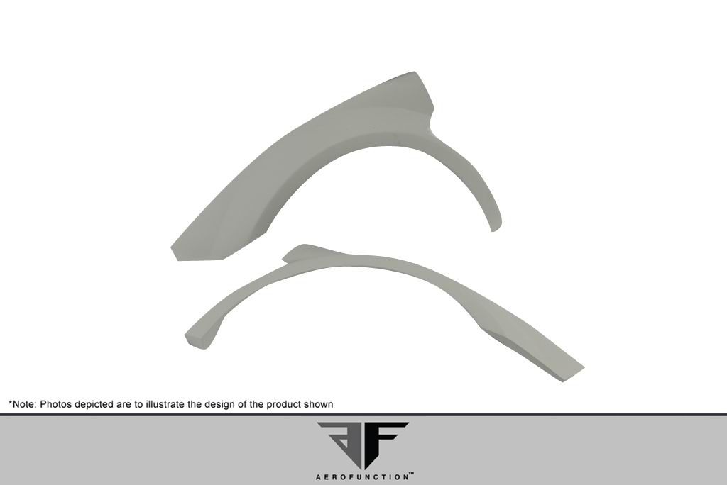 20042008 Gallardo AF1 Wide Body Front Fender Flares (GFK