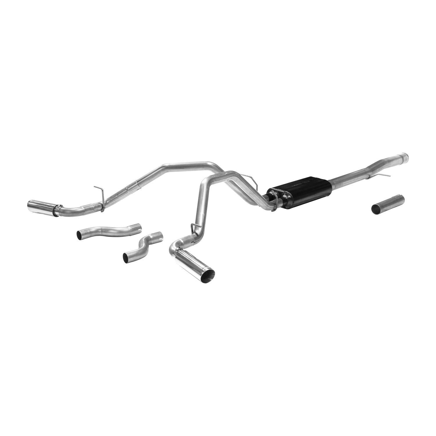 2014-2018 Chevrolet Silverado 1500 High Country 6.2L Crew Cab Flowmaster American Thunder Cat-Back Exhaust 69.3 inch Bed