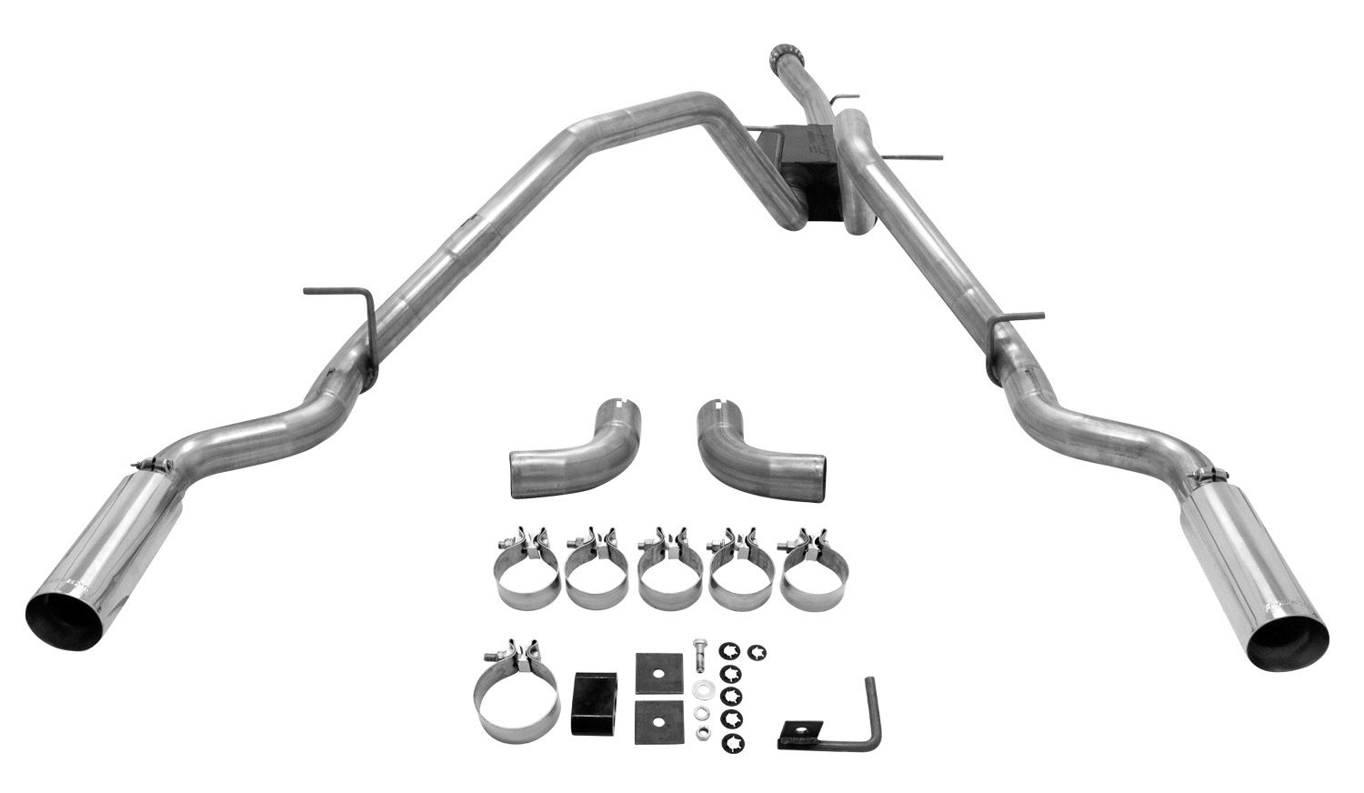 2014-2015 GMC Sierra 1500 4.3L/5.3L 4DR Crew Cab/EXT Cab Flowmaster American Thunder Cat-Back Exhaust