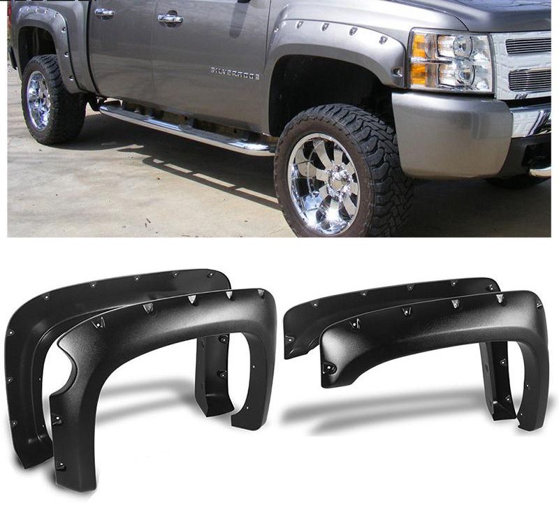 20072013 Chevrolet Silverado 1500 Short Bed ABS Plastic Pocket Fender