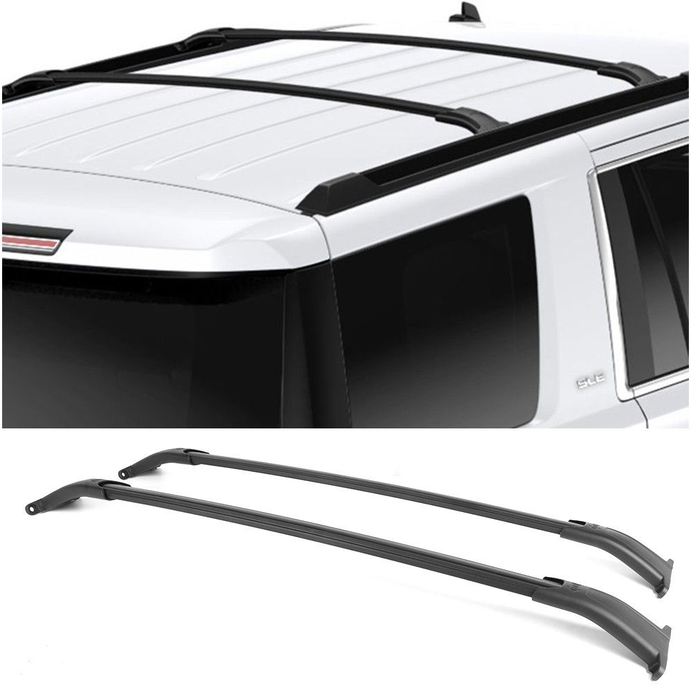 2015-2018 Chevrolet Tahoe Black Roof Rack Cross Bars - 5-RRCB-GM23256564 2003 Chevy Tahoe Roof Rack Cross Bars