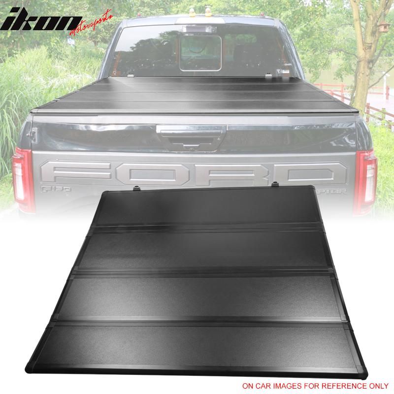 20042007 GMC Sierra 1500/2500/3500 5.8' Hard 4Fold Tonneau Bed Cover