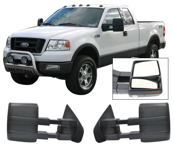 Fits 2004-2008 F150/Mark LT{LED 3D L-BAR}Chrome/Clear Corner Projector