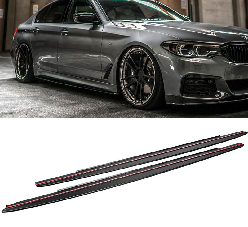 BMW 5 series G30 MP style side skirts extensions 2017 