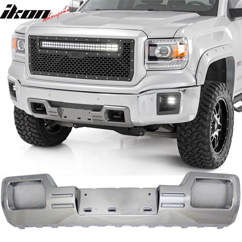 20142015 GMC Sierra 1500 Front Skid Plate Chrome 8SPFGS1415