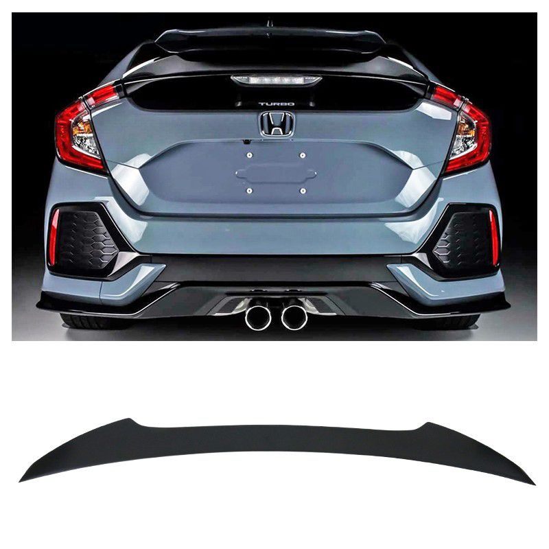 20172019 Honda Civic Hatchback V Style ABS Trunk Spoiler Roof Wing 9T2736