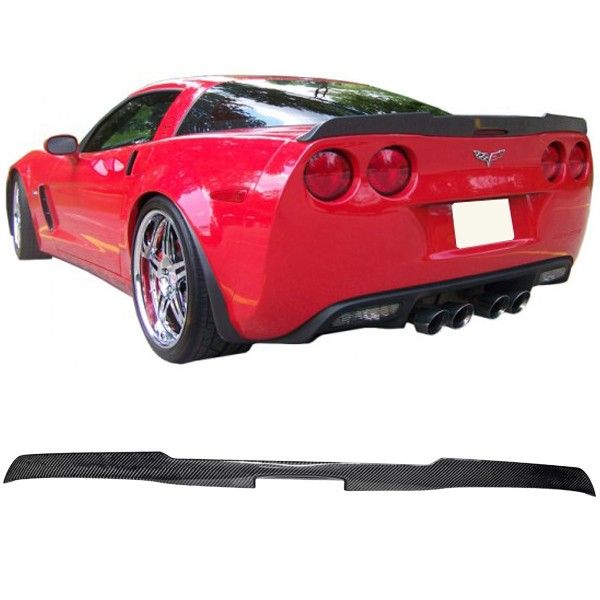 20052013 Chevrolet Corvette C6 H Style Trunk SpoilerCarbon Fiber