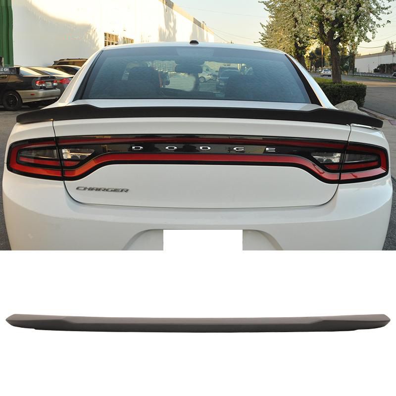 20152022 Dodge Charger SRT Style Trunk Spoiler/Wing Matte Black AST