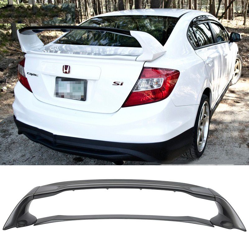 20122015 Honda Civic Sedan Mugen Trunk Spoiler Painted Modern Steel