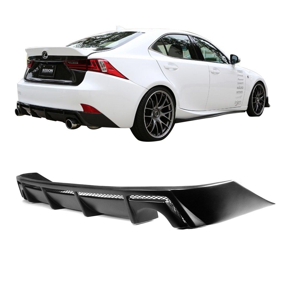 20142016 Lexus IS250 FSport Rear Bumper Lip Diffuser Unpainted
