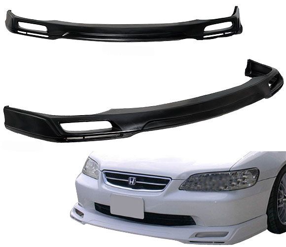1998 2002 Honda Accord 4dr Front Bumper Lip Jp Style Poly Urethane Blf Ha984j